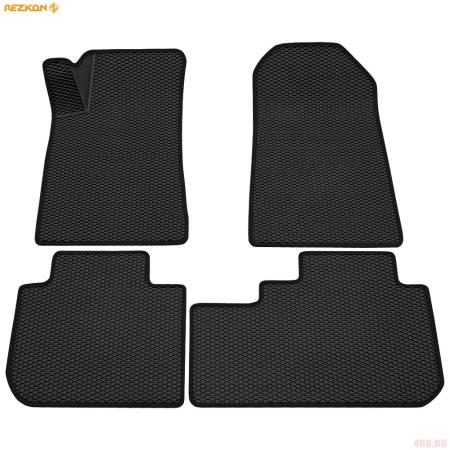 Коврики салона 3D EVA Ромб резиновые для Haval F7 (2019-2024) с черным кантом № 9257010101