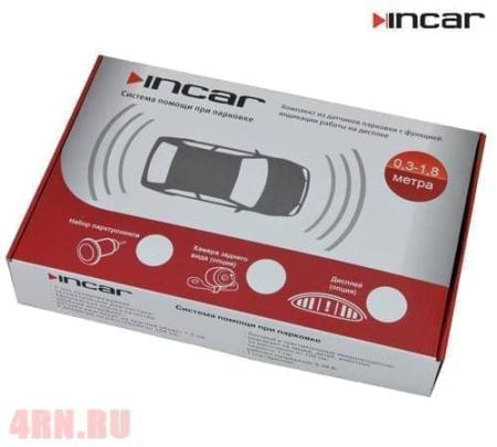 Парктроник с фронтальным табло (4 фронт + 4 тыл) черный