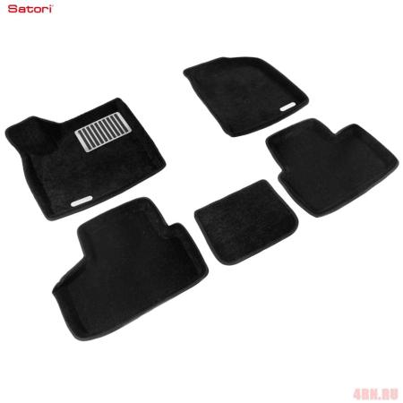 Коврики салона Satori Liner 3D Basic текстильные для Lada (ВАЗ) Priora (2007-2018) № SI 05-00103