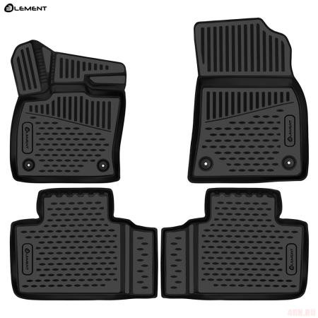 Коврики 3D салона для Geely Atlas Pro (FX11) (2023-2025) № ELEMENT3DAN0682210k