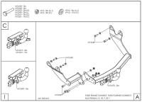 Фаркоп Galia для Ford Tourneo Connect (2002-2013) № F083A