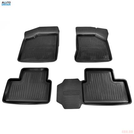 Коврики салона резиновые для Lada (ВАЗ) 2110 / 2111 / 2112 № ADRJET009