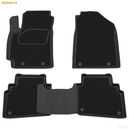 Коврики салона резиновые Transformer для Kia Seltos (2020-2025) № 3021050100