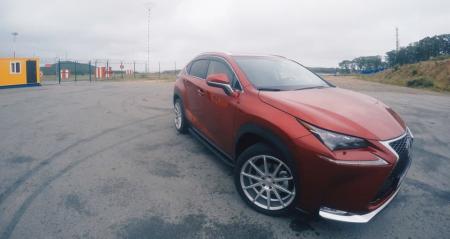 Дефлекторы боковых окон оригинальные для Lexus NX (2014-2021) с хромированным молдингом № 08611-78810