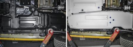 Защита топливного бака для Jeep Wrangler внедорожник 2-дв. 4WD (2017-2025) № 2333.2746.1.6