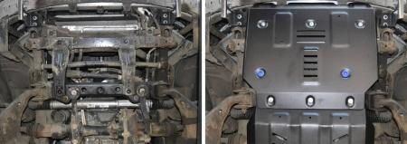 Защита радиатора для Haval H9 (2015-2024) № 111.9407.1