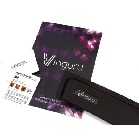 Дефлекторы боковых окон Vinguru для Datsun on-Do (2014-2020) № AFV81514