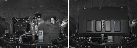 Защита двигателя и КПП для Geely Emgrand X7 (2018-2021) № 111.1918.1