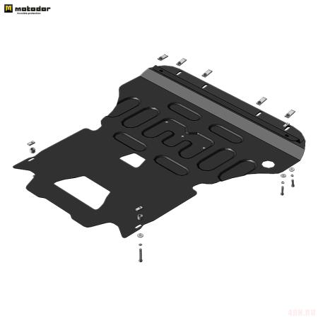 Защита картера и КПП для Audi Q5 (2008-2016) № 70101