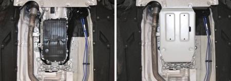 Защита КПП для BMW 2-Cерия RWD (2014-2025) № 333.0528.1