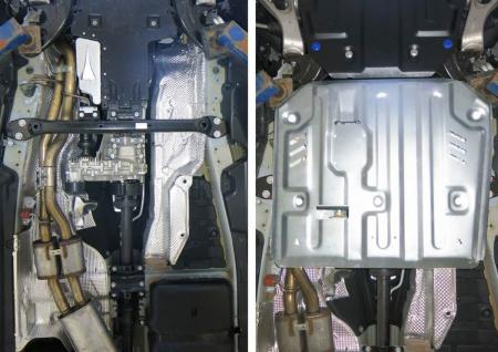 Защита КПП и раздаточной коробки для Porsche Cayenne (2014-2018) № 333.4604.1