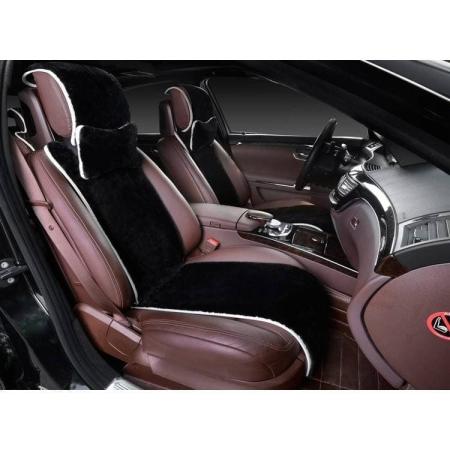 Накидка из искусственного меха (центральная часть, с подголовником и подушкой) № IN001