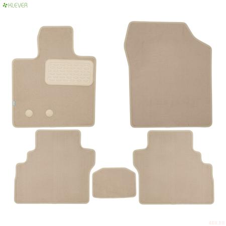 Коврики салона текстильные Premium для Москвич 3е (2023-2024) 5 шт. бежевые № KLEVER0412300222112kh