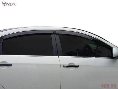 Дефлекторы боковых окон Vinguru для Nissan Almera (G11) седан (2013-2018) № AFV55912