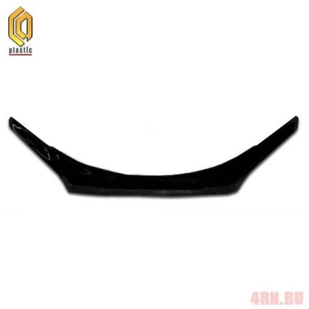 Дефлектор капота CA Plastic "Exclusive" Classic черный для Ford Focus 2 седан, хэтчбэк (2005-2008) № 2010060100709