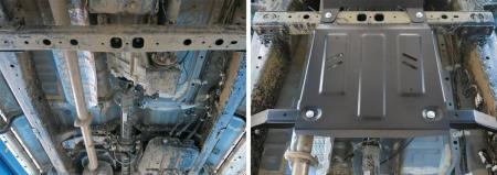 Защита раздаточной коробки для Toyota Hilux 4WD (2015-2025) № 111.9504.1