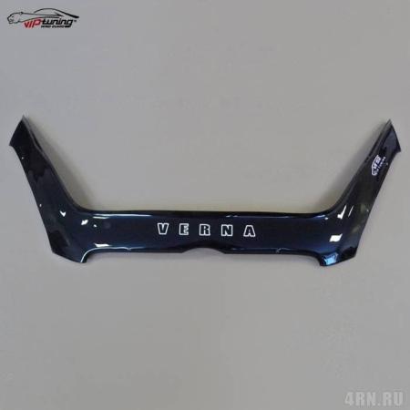 Дефлектор капота VIP-Tuning для Hyundai Verna (2006-2009) № HYD14VT
