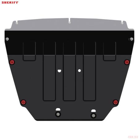 Защита картера и КПП для Chery Tiggo 8 Pro (2021-2025) № 28.4212