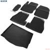 Комплект ковриков салона и багажника для Ford Focus 3 хэтчбек (2011-2018) № K11801005-3