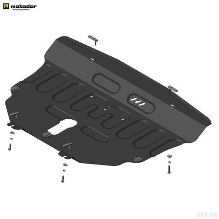 Защита картера и КПП для Haval Dargo (2022-2025) № 73102