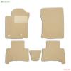 Коврики салона Klever текстильные Premium для Toyota Land Cruiser 150, 5 мест (2013-2025) 5 шт. бежевые № KLEVER04482922112kh