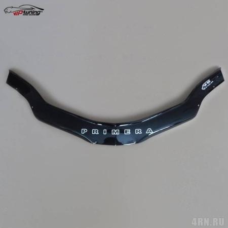 Дефлектор капота VIP-Tuning длинный для Nissan Primera (P12) (2002-2007) № NS10VT