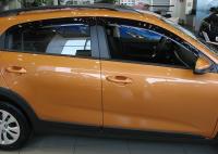 Дефлекторы боковых окон для Kia Rio хэтчбек X-Line (2017-2023) № SKIRIOH1732