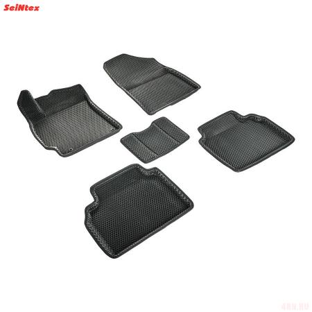 Коврики салона Eva 3D "ромб" для Hyundai Elantra (2021-2025) № 99105