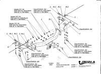 Фаркоп Imiola усиленный для Lexus LX 570 (2007-2015) № T.051