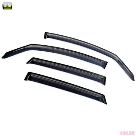 Дефлекторы боковых окон SIM для Kia Venga (2010-2017) № SKIVEN1032