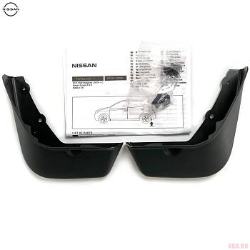 Брызговики задние оригинальные для Nissan Tiida (2015-2018)  № KE7883Z086