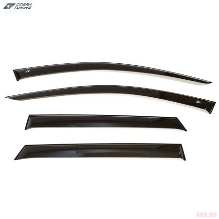 Дефлекторы окон для Geely Coolray (2020-2025) широкие № GE11120