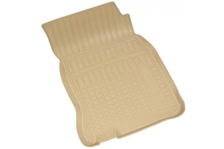 Коврики салона Norplast передние бежевые для Nissan Qashqai (2014-2021) № NPA10-C61-604-B