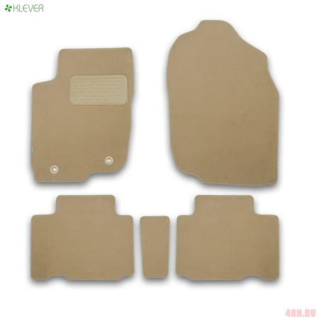 Коврики салона Klever текстильные Premium бежевые для Toyota RAV4 (2015-2018) бежевые № KLEVER04489922112kh