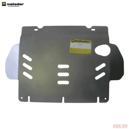 Комплект защит: двигателя, переднего дифференциала и КПП, радиатора, раздаточной коробки для Toyota Tundra (2009-2013) № 32508