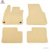 Коврики салона Norplast текстильные для Smart ForFour (W453) (2014-2021) бежевые № NPA10-VTe820-200-B