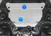 Защита двигателя и КПП для Skoda Octavia (2013-2017) увеличенная № 333.5114.1