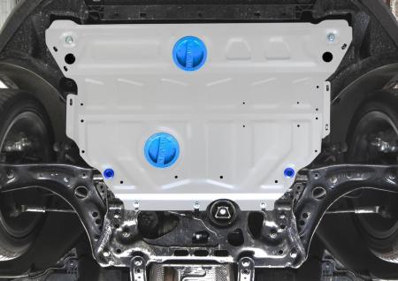 Защита двигателя и КПП для Skoda Octavia (2013-2017) увеличенная № 333.5114.1