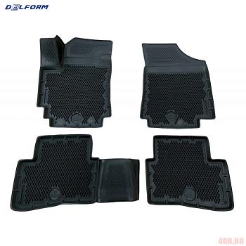 Коврики 3D салона для Hyundai Creta (2016-2020) № S0605