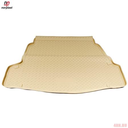 Коврик в багажник Norplast для Hyundai i40 седан (2012-2019) бежевый № NPL-P-31-19-B