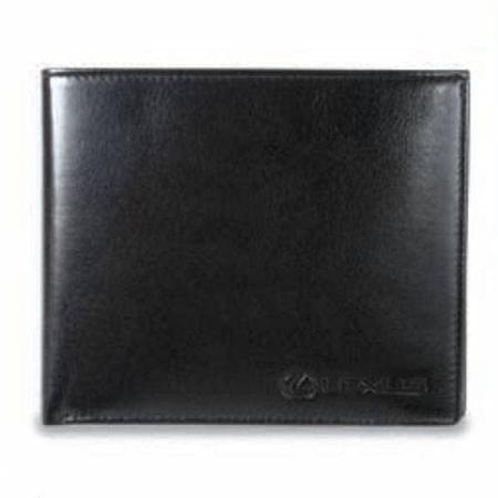 Портмоне кожаный черное (с логотипом Lexus) № OT110-0750L