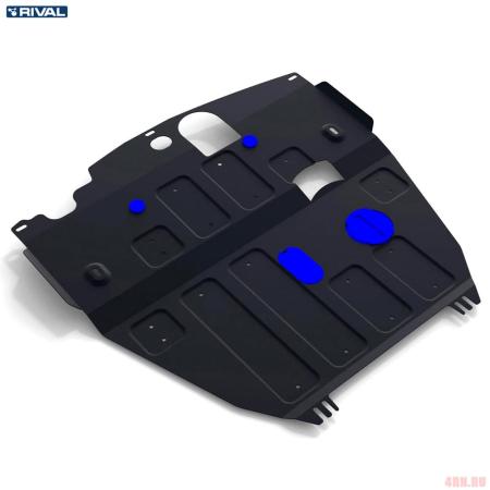 Защита двигателя и КПП для Chevrolet Captiva (2012-2015) увеличенная № 111.4208.1