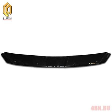 Дефлектор капота CA Plastic Classic черный для Hyundai Solaris хетчбэк (2011-2013) № 2010010105815