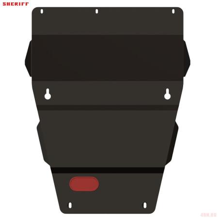 Защита двигателя для Jeep Grand Cerokee (2004-2010) № 04.0972