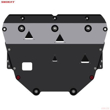 Защита картера и КПП для Volvo XC40 (2018-2025) № 25.3908