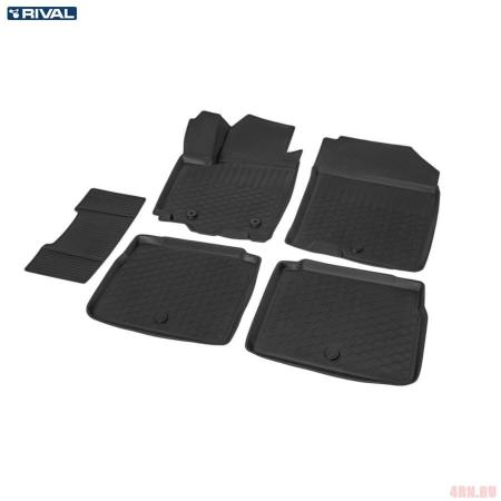 Коврик салона Rival для Suzuki SX4 (2013-2022) № 15502001