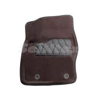 Изображение коврики салона 3d текстильные для ford focus 2 (2008-2011) серые № 71716