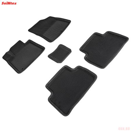 Коврики салона Eva 3D "соты" для Kia Sorento (2020-2025) 5 мест № 95408