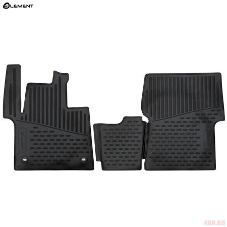 Коврики салона для Opel Zafira Life (2019-2025) 2 шт. № ELEMENT02437210k.F