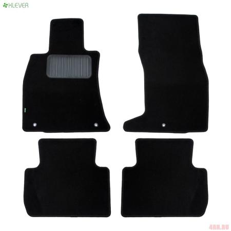 Коврики салона Klever текстильные Standard для Kia Stinger 4WD седан (2017-2023) № KVR02.025.059.01210kh